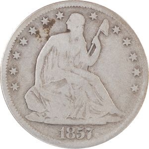 1857 Liberty Seated Half Dollar Main Image