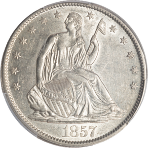 1857-O Liberty Seated Half Dollar Main Image