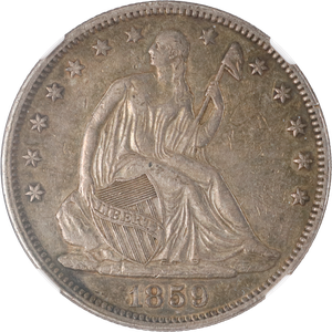 Half Dollar - Liberty Seated - 1859 Main Image