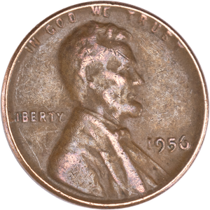 1956 Lincoln Head Cent Main Image