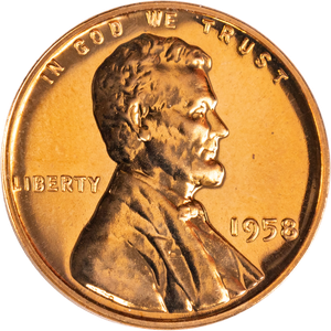 1958 Lincoln Head Cent, Proof Main Image