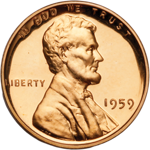 1959-P Lincoln Head Cent, Proof Main Image