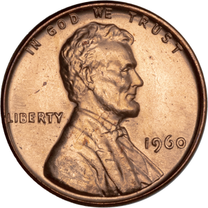 1960 Small Date Lincoln Head Cent Main Image