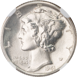 1941-D Mercury Dime Main Image