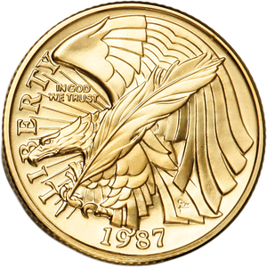Modern Commemorative - Gold - 1987-W MS63 Main Image
