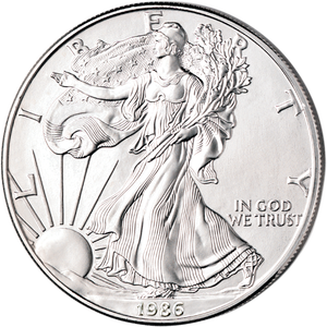 1986 $1 Silver American Eagle Main Image