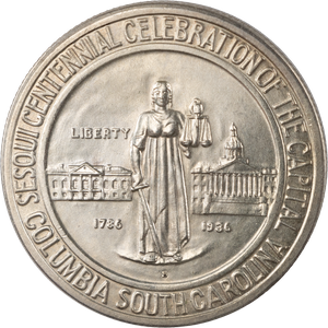 1936-S Columbia, South Carolina Sesquicentennial Silver Half Dollar Main Image