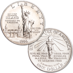 Modern Commemorative - Silver - 1986-P MS63 Main Image