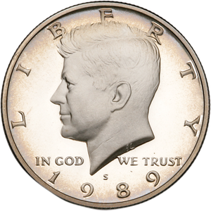 1989-S Kennedy Half Dollar Main Image