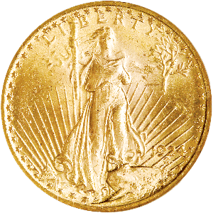 1924 Saint-Gaudens $20 Gold MS64 | Littleton Coin Company