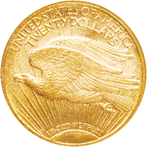 シャルマン20KGF　金張りTWENTY G 2111ビンテージ 1924 Saint-Gaudens Gold $20 Double Eagle | Littleton Coin Company