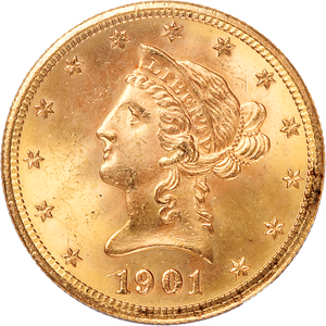 1901-S Liberty Head $10 Gold Eagle Main Image