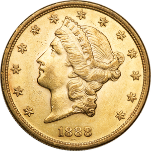 1888-S Liberty Head $20 Gold Main Image