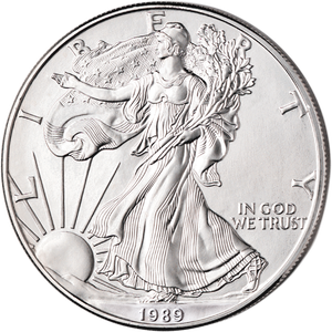 1989 $1 Silver American Eagle Main Image