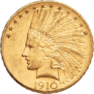 1910-D Gold $10 Indian Head Main Image