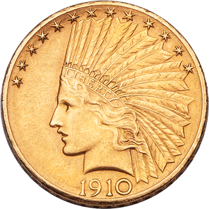 1910-D Gold $10 Indian Head Main Image