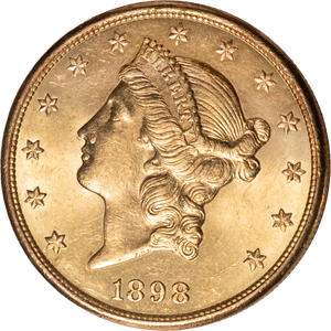 1898-S Liberty Head $20 Gold Main Image