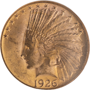 1926 Indian Head $10 gold Main Image