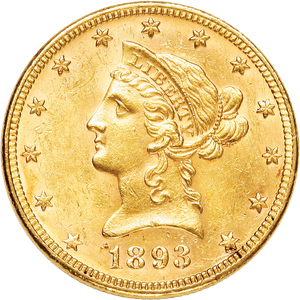 1893 Liberty Head $10 Gold Piece Main Image