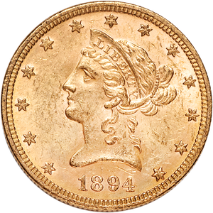 1894 Liberty Head $10 Gold Eagle Main Image