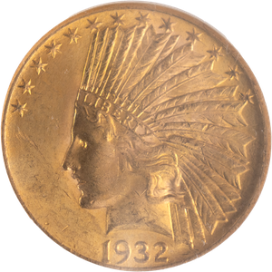 1932 $10 Indian Head Gold Eagle Main Image