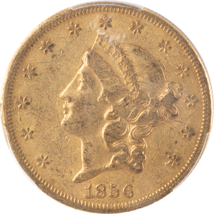 1856-S Gold $20 Liberty Head PCGS   XF40 Main Image