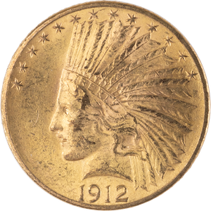 1912 Indian Head $10 Gold Main Image