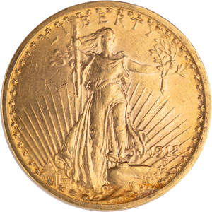 1912 Gold $20 St. Gaudens           XF Main Image