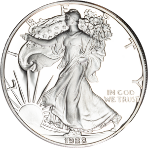 1988-S $1 Silver American Eagle Main Image