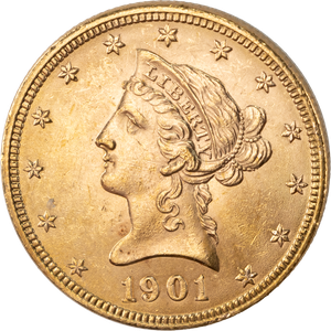 1901 Liberty Head $10 Gold Eagle Main Image