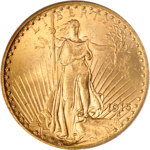 1915-S Saint-Gaudens $20 Gold Double Eagle Main Image