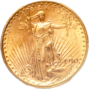 1910-D Saint-Gaudens $20 Gold Double Eagle Main Image