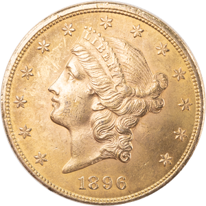 1896 Liberty Head $20 Gold Main Image
