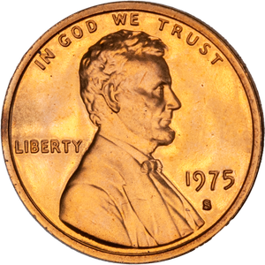 1975-S Lincoln Head Cent Main Image