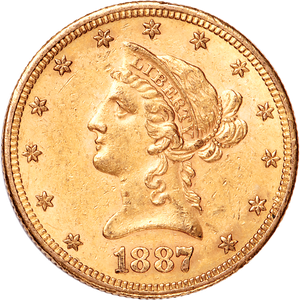 1887-S Liberty Head $10 Gold Main Image