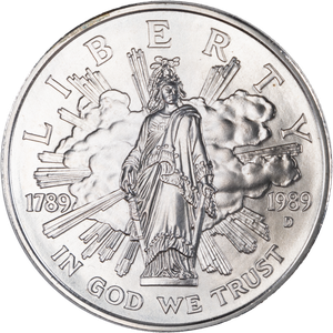 Modern Commemorative - Silver - 1989-D MS63 Main Image