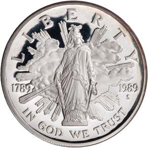 1989-S Congress Bicentennial Silver Dollar Main Image