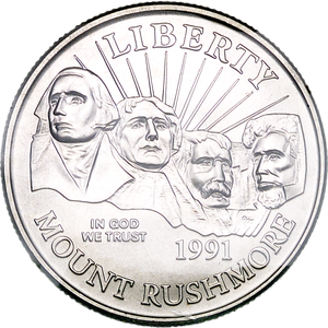 Modern Commemorative - Silver - 1991-D MS63 Main Image