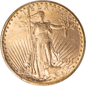 1911-D Saint-Gaudens $20 Gold Double Eagle Main Image