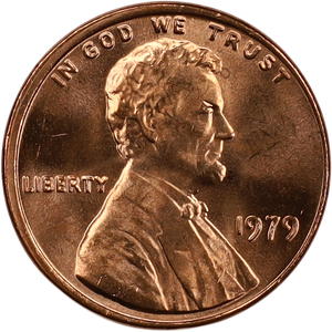 1979 Lincoln Head Cent MS60 Main Image