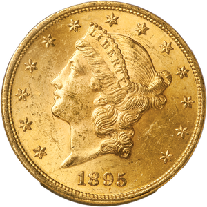 1895 Liberty Head $20 Gold Double Eagle Main Image