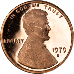 1979-S Lincoln Head Cent, Filled S Main Image