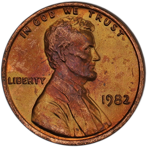 1982 Lincoln Head Cent, Large Date, Copper Main Image
