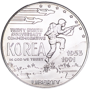 Modern Commemorative - Silver - 1991-D MS63 Main Image