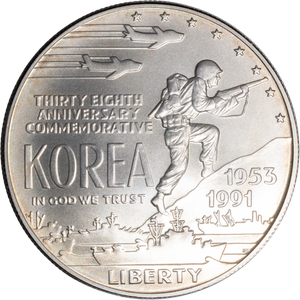 Modern Commemorative - Silver - 1991-D MS63 Main Image