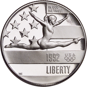 1992-S XXV Olympiad Clad Half Dollar Main Image