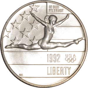1992-P XXV Olympiad Clad Half Dollar Main Image