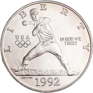 1992-D XXV Olympiad Silver Dollar Main Image