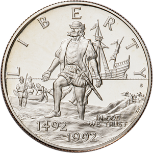 Modern Commemorative - Silver - 1992-D MS63 Main Image