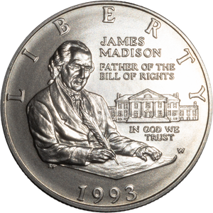 Modern Commemorative - Silver - 1993-W MS63 Main Image
